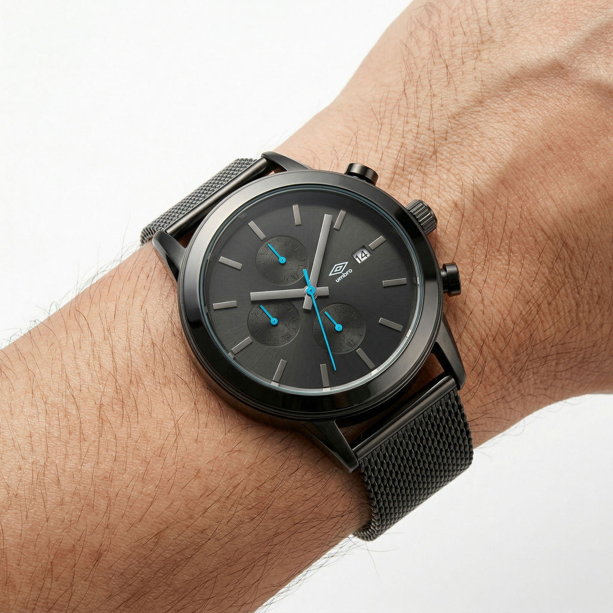 Reloj Análogo Hombre Umbro Plus Negro UMBP-1500-196