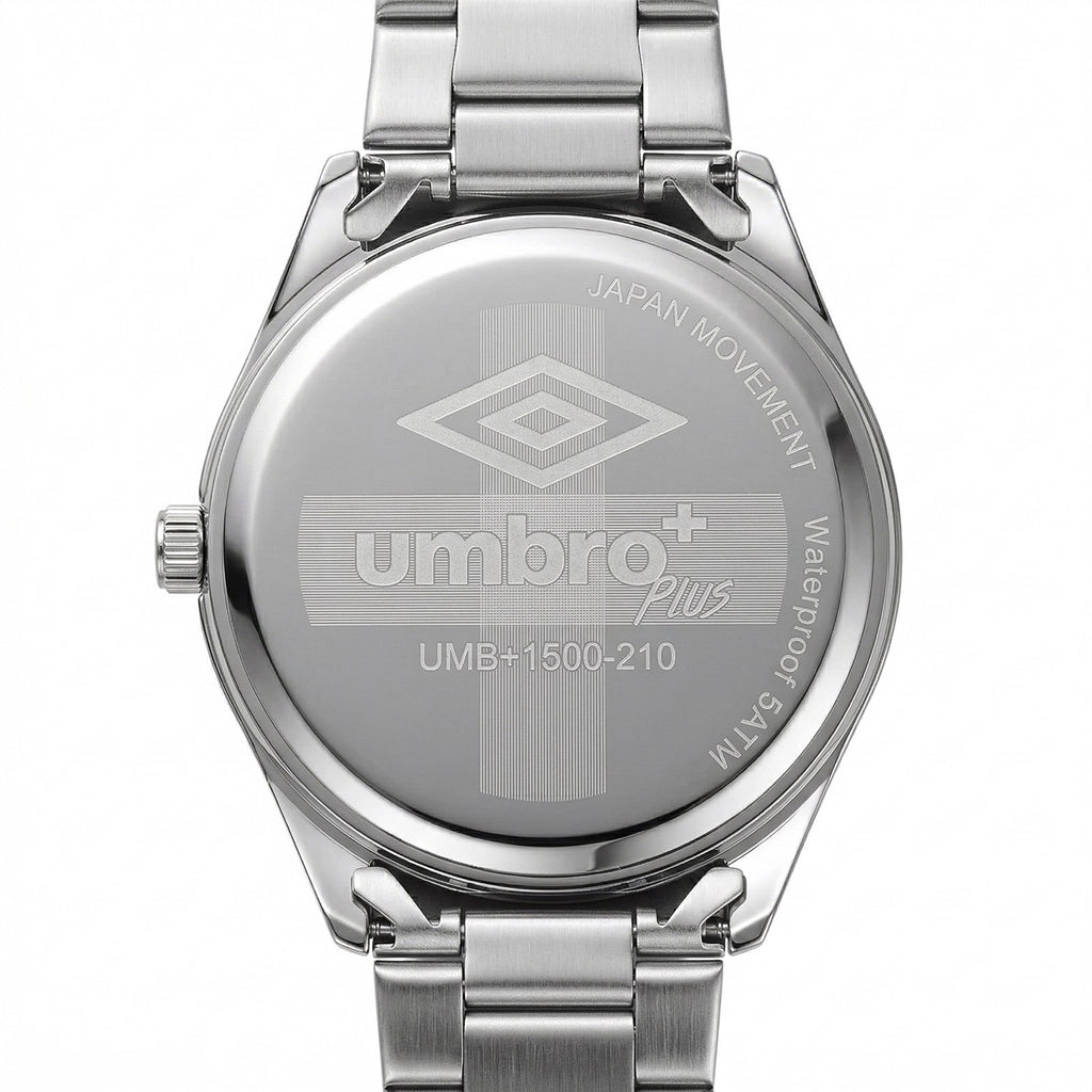 Reloj Análogo Hombre Umbro Plus Plateado UMBP-1500-210