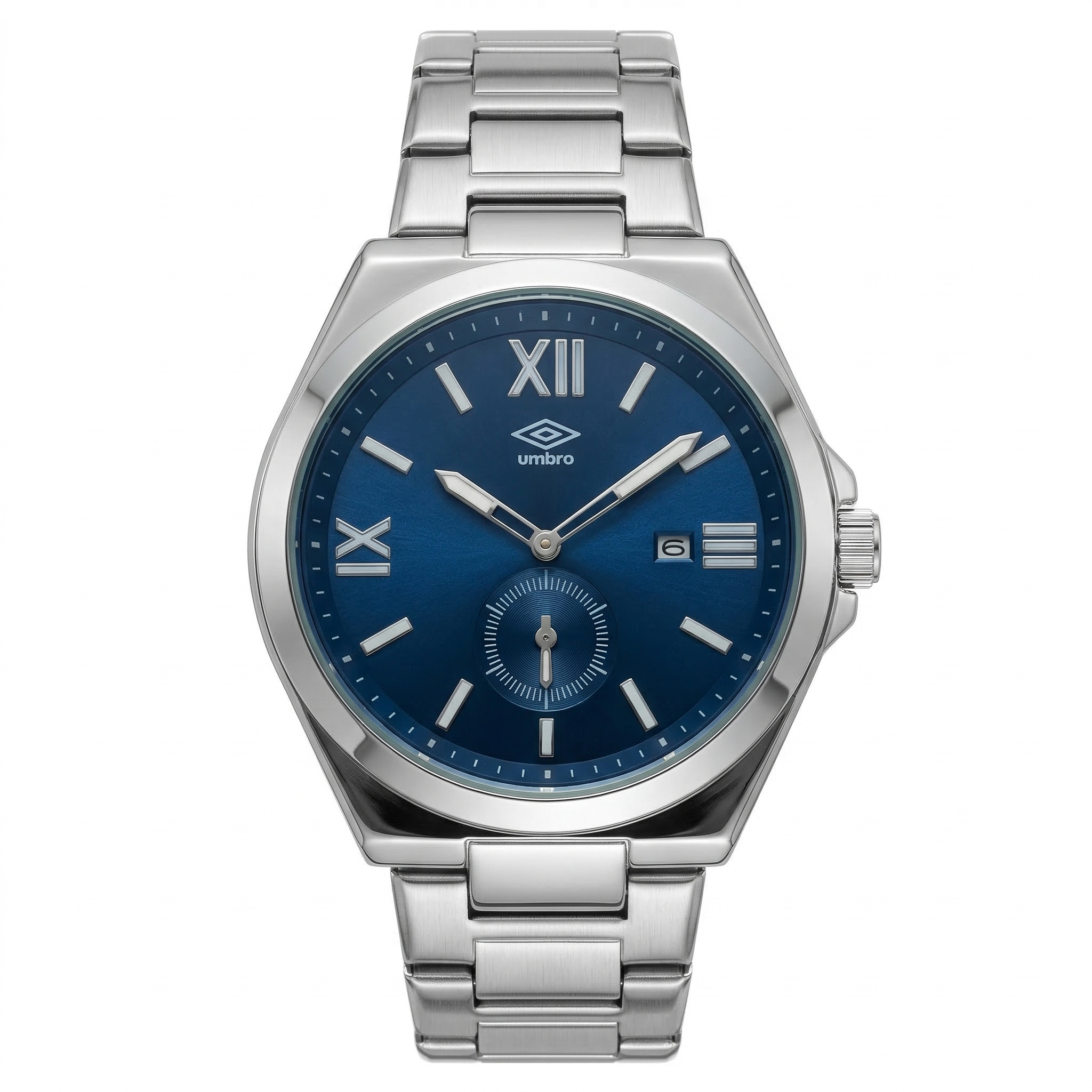 Reloj Análogo Hombre Umbro Plus Plateado UMBP-1500-211