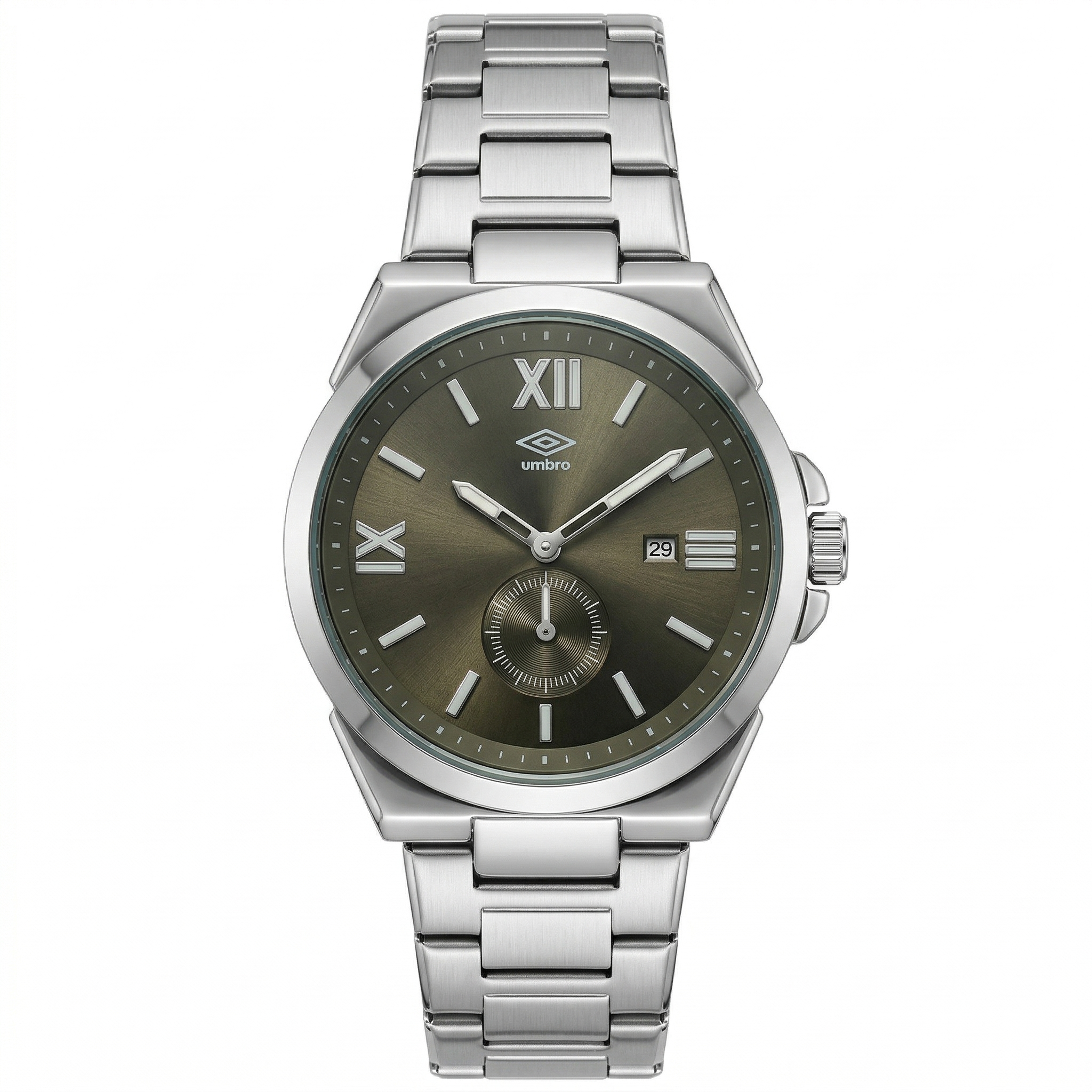 Reloj Análogo Hombre Umbro Plus Plateado UMBP-1500-212