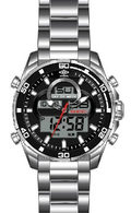Reloj Análogo Digital Hombre Umbro Plus Plateado UMBP-1500-46
