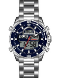 Reloj Análogo Digital Hombre Umbro Plus Plateado UMBP-1500-47
