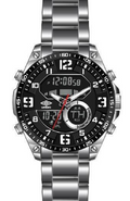 Reloj Análogo Digital Hombre Umbro Plus Plateado UMBP-1500-49