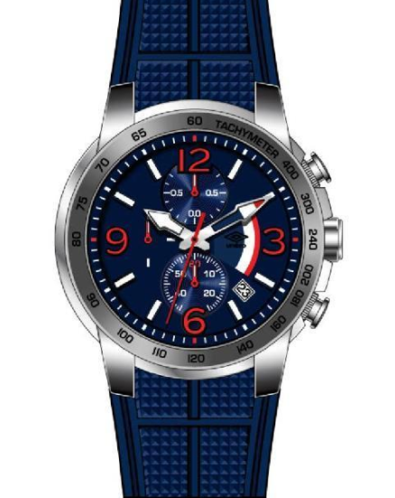 Reloj Cronógrafo Hombre Umbro Plus Azul UMBP-1500-53