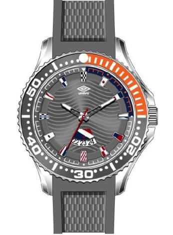 Reloj Análogo Hombre Umbro Plus Gris UMBP-1500-6