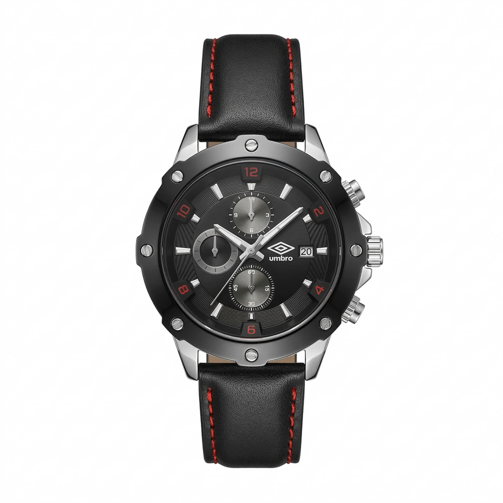 Reloj Análogo Hombre Umbro Plus Negro UMBP-1500-62
