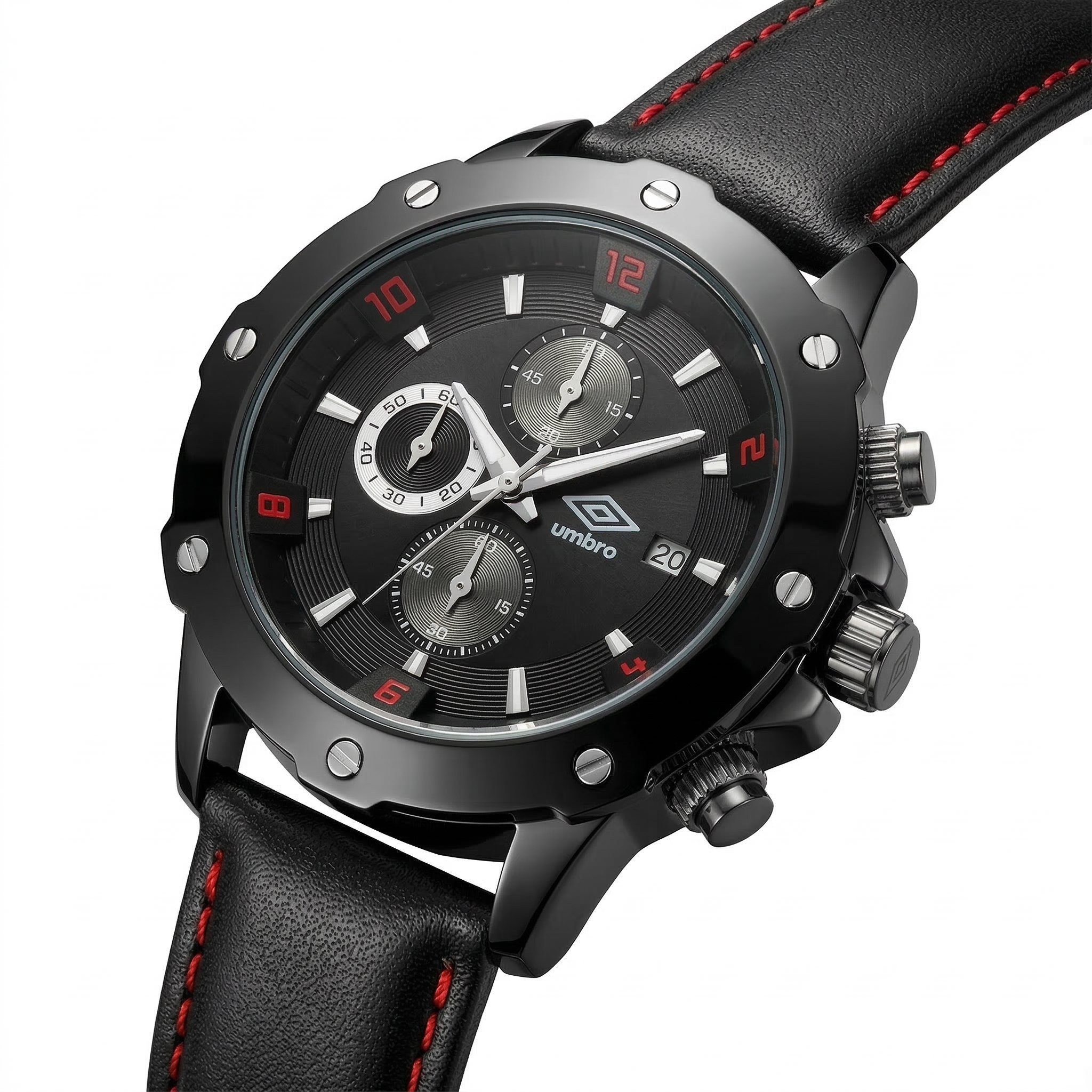 Reloj Análogo Hombre Umbro Plus Negro UMBP-1500-62