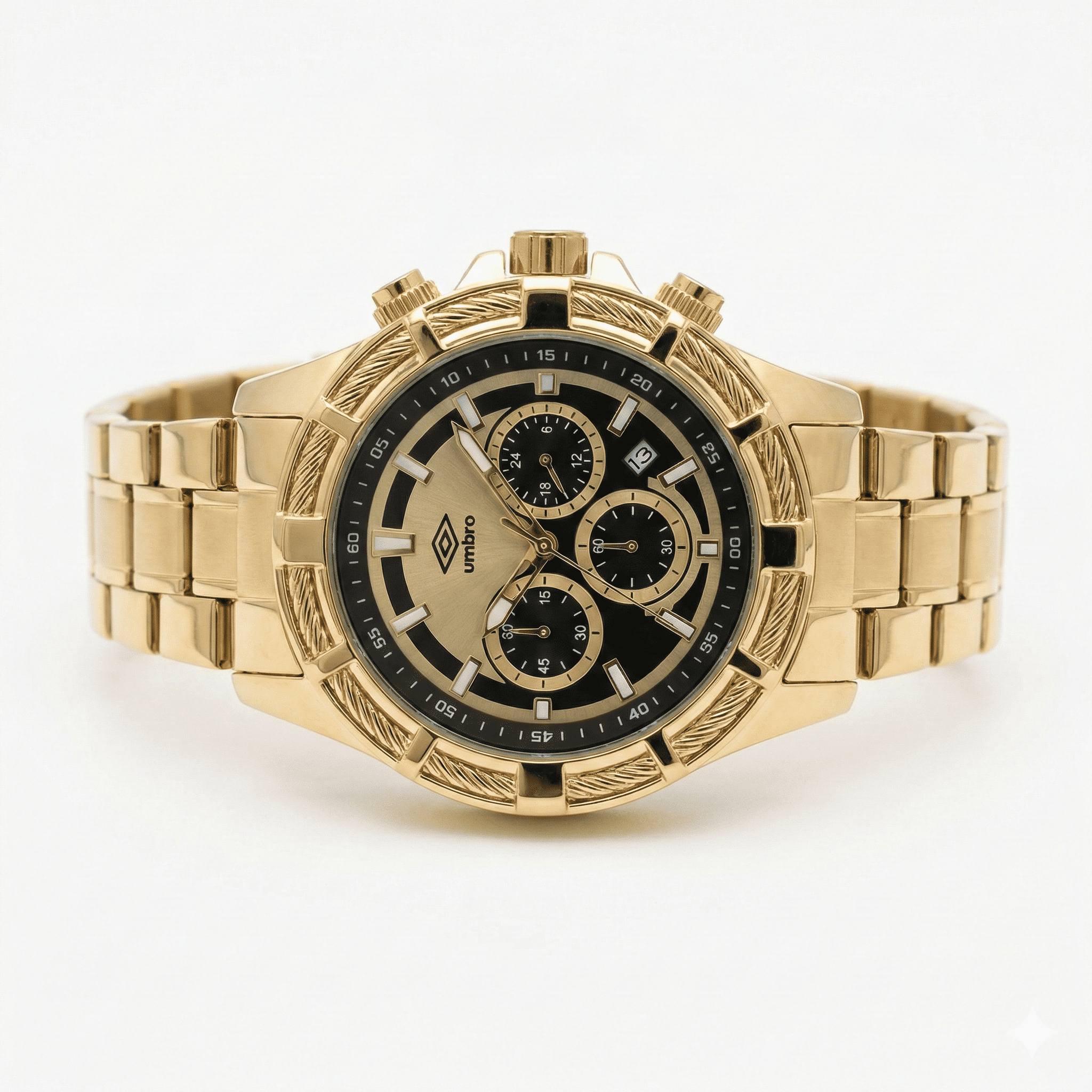 Reloj Análogo Hombre Umbro Plus Dorado UMBP-1500-67