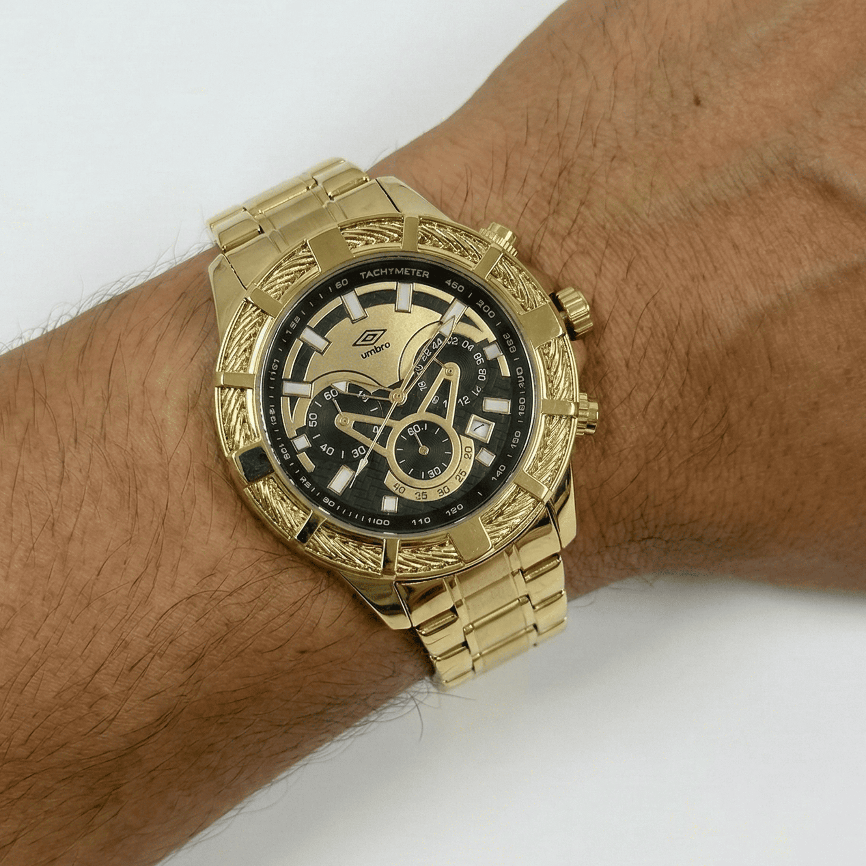 Reloj Análogo Hombre Umbro Plus Dorado UMBP-1500-67