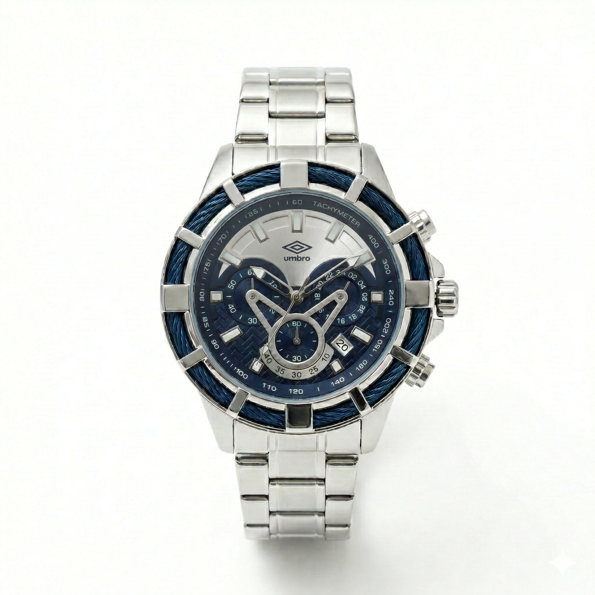 Reloj Análogo Hombre Umbro Plus Plateado UMBP-1500-69