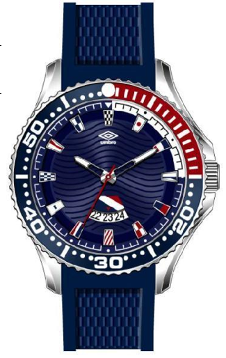 Reloj Análogo Hombre Umbro Plus Azul UMBP-1500-7
