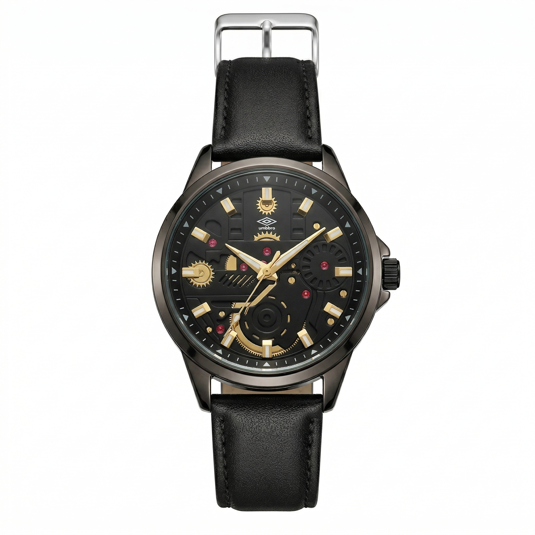 Reloj Análogo Hombre Umbro Plus Negro UMBP-1500-70