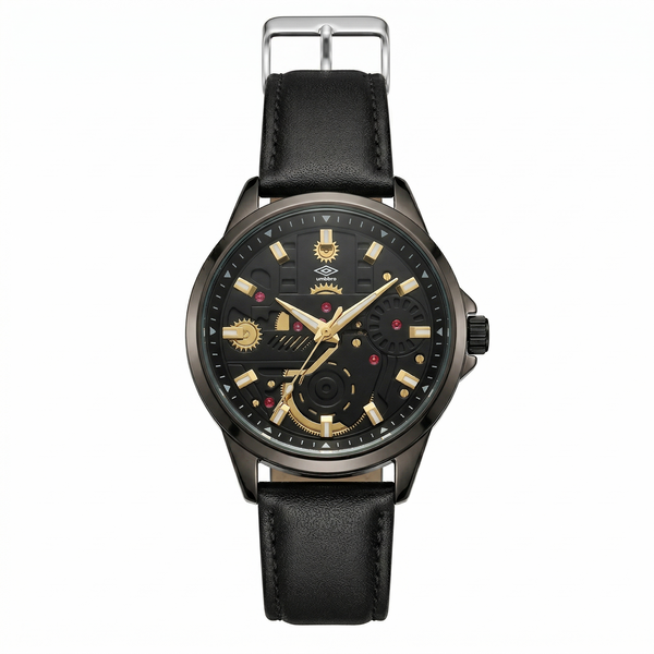 Reloj Análogo Hombre Umbro Plus Negro UMBP-1500-70
