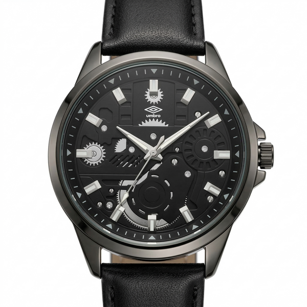 Reloj Análogo Hombre Umbro Plus Negro UMBP-1500-72