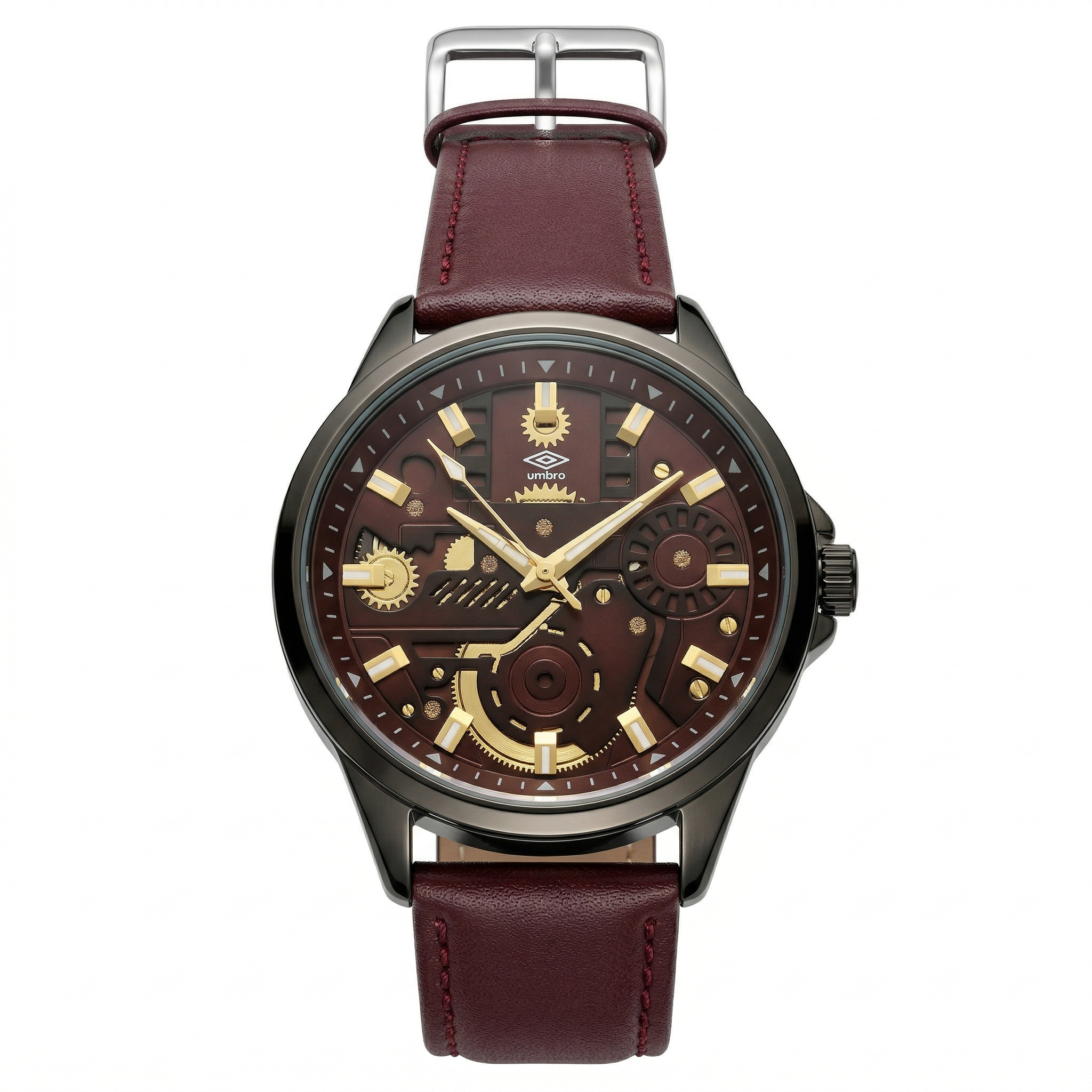Reloj Análogo Hombre Umbro Plus Café UMBP-1500-73