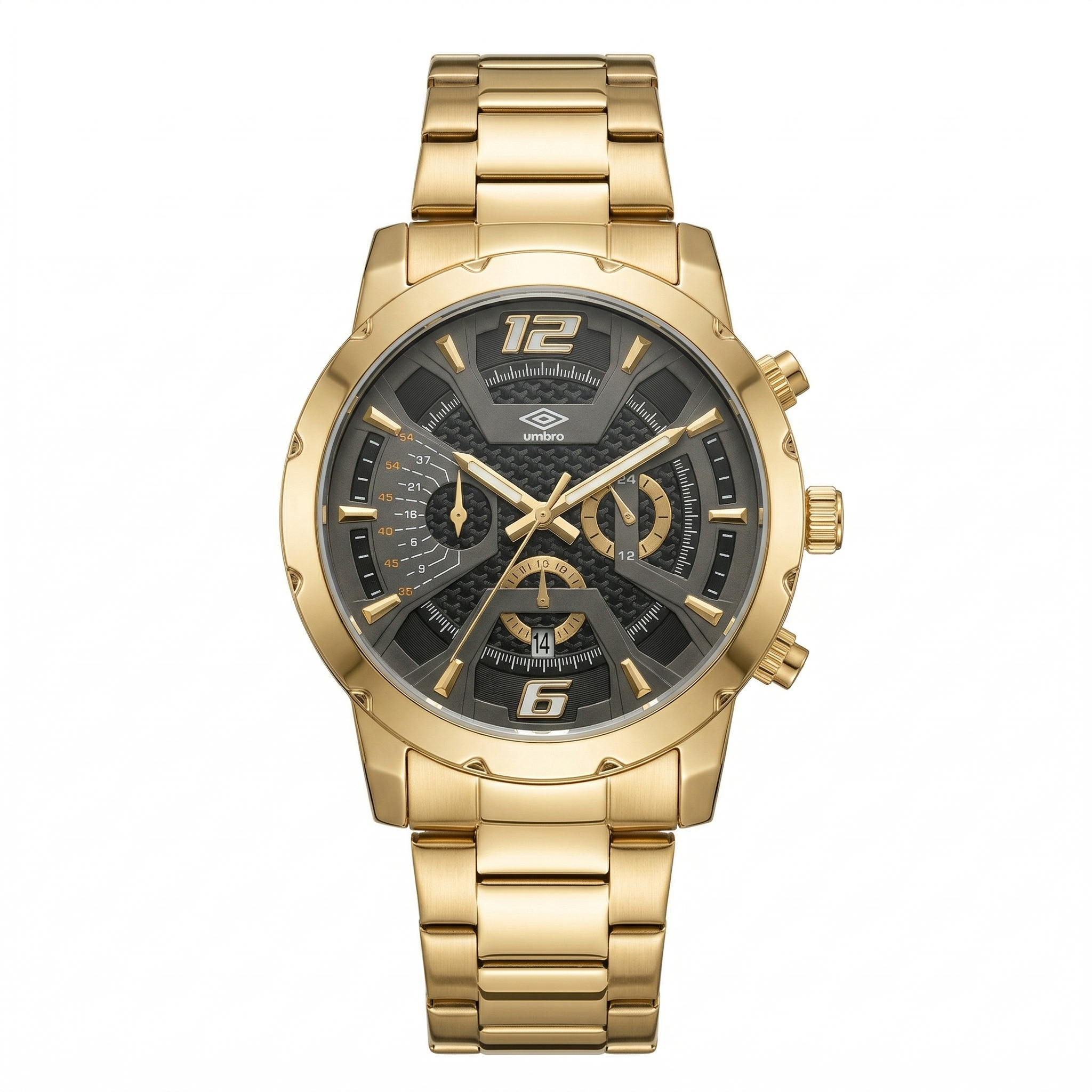 Reloj Análogo Hombre Umbro Plus Dorado UMBP-1500-79