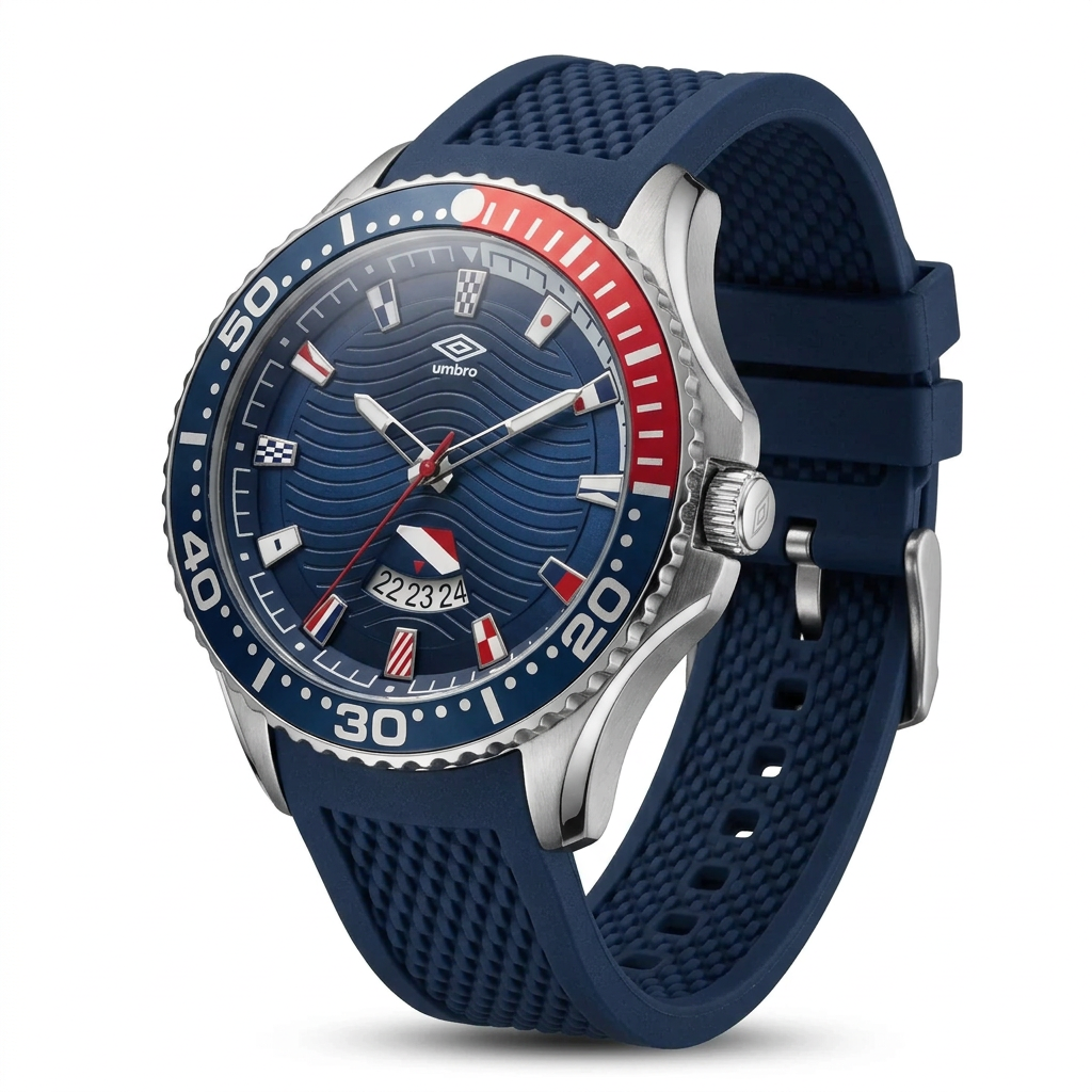 Reloj Análogo Hombre Umbro Plus Azul UMBP-1500-7