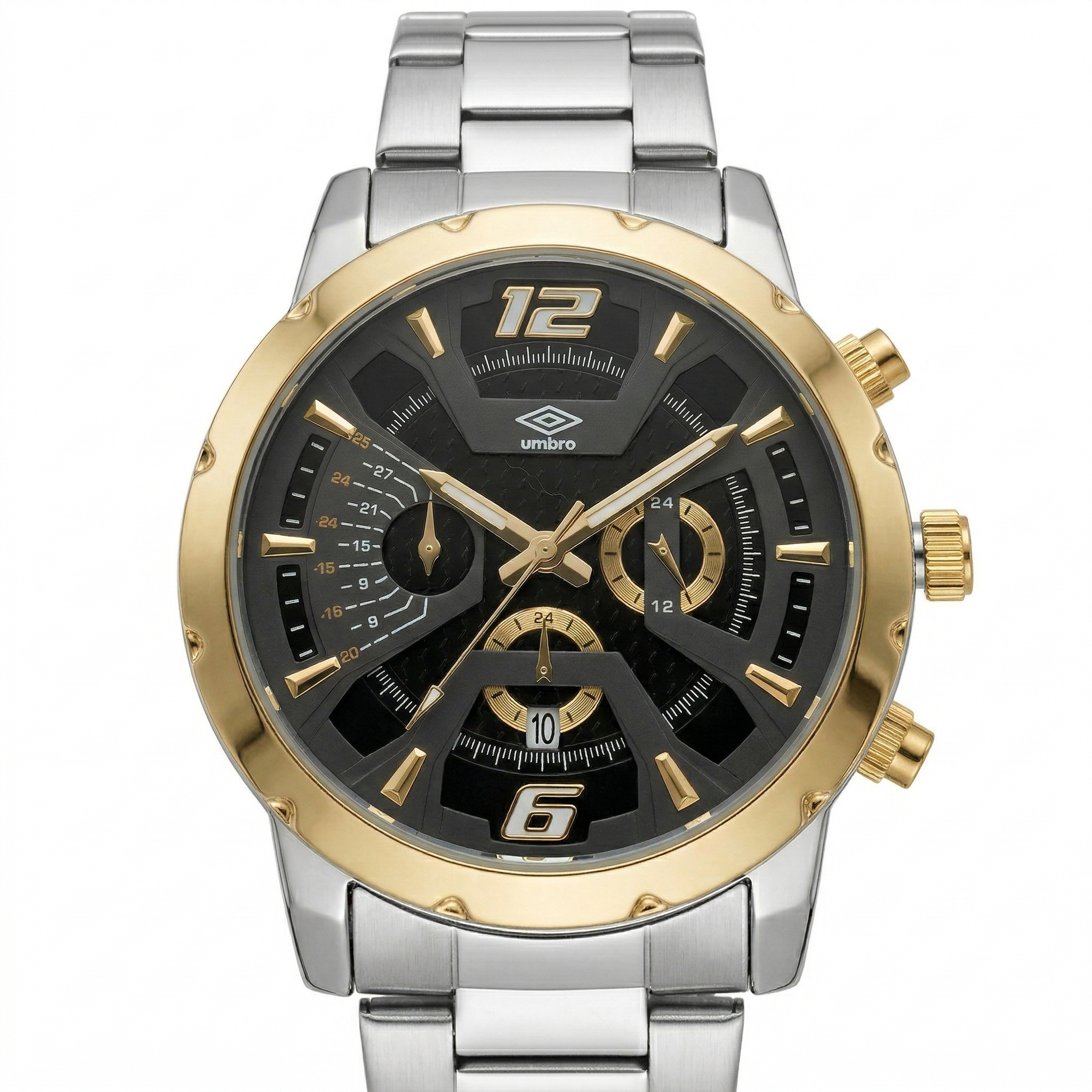 Reloj Análogo Hombre Umbro Plus Plateado UMBP-1500-80