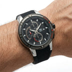 Reloj Análogo Hombre Umbro Plus Negro UMBP-1500-85