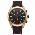 Reloj Análogo Hombre Umbro Plus Negro /Rojo UMBP-1500-91