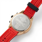 Reloj Análogo Hombre Umbro Plus Negro /Rojo UMBP-1500-91