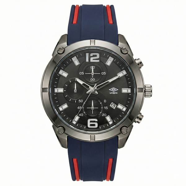 Reloj Análogo Hombre Umbro Plus Azul/Rojo UMBP-1500-92