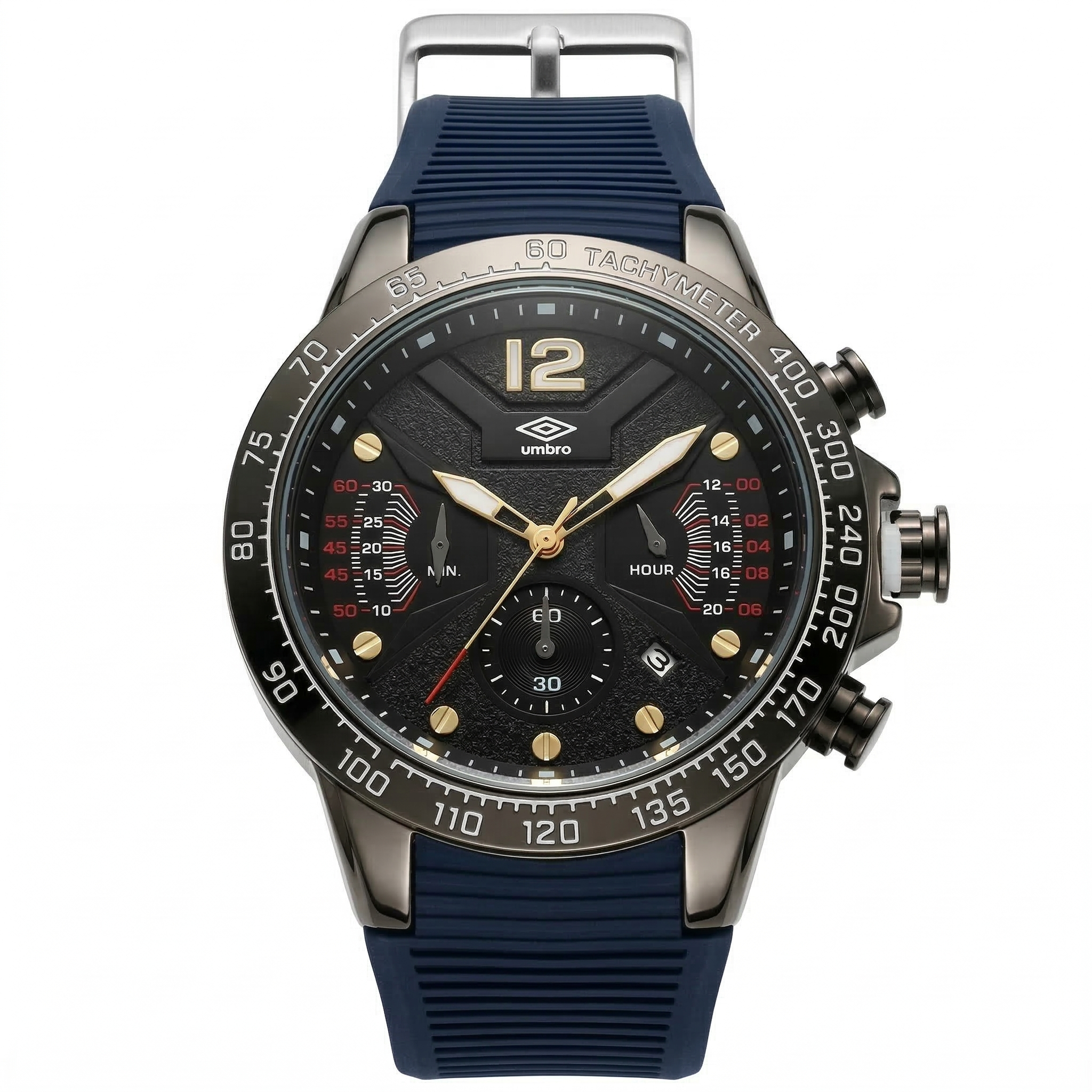 Reloj Análogo Hombre Umbro Plus Negro UMBP-1500-94
