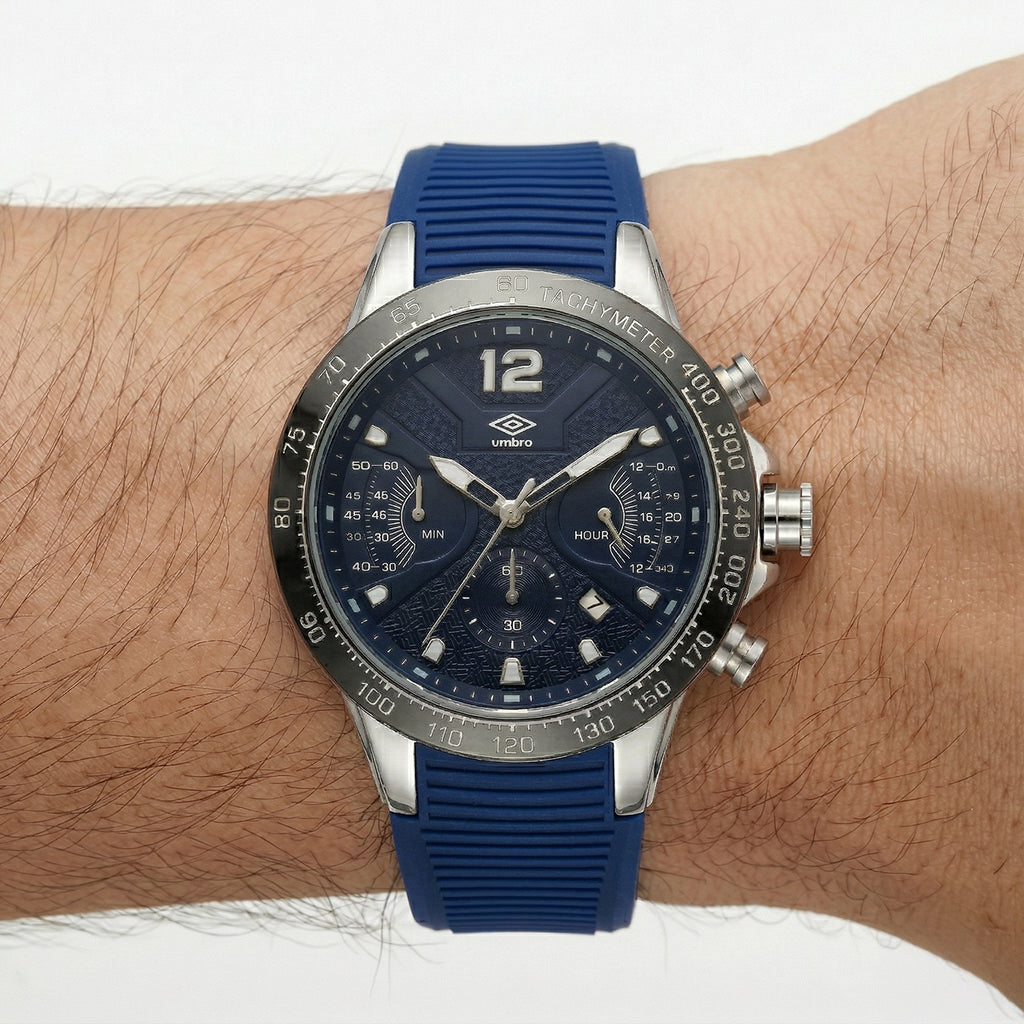 Reloj Análogo Hombre Umbro Plus Azul UMBP-1500-93