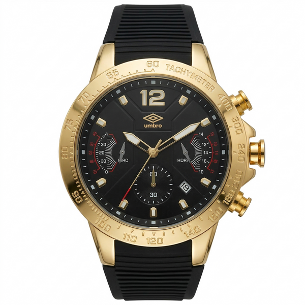 Reloj Análogo Hombre Umbro Plus Negro UMBP-1500-96