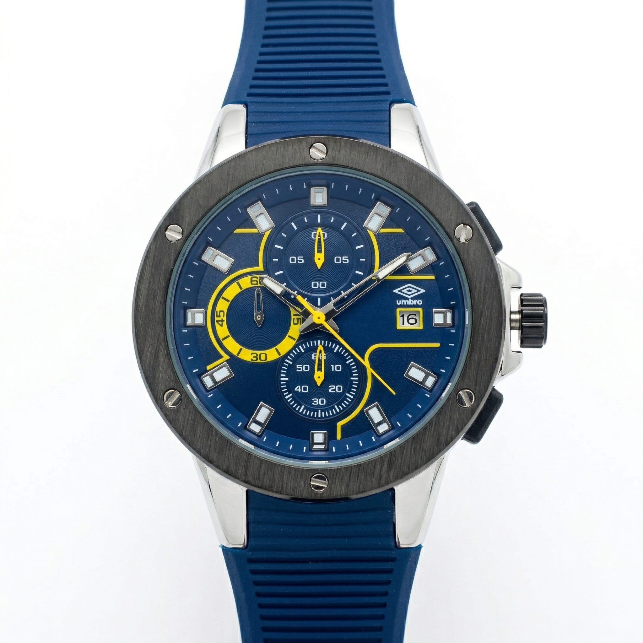 Reloj Análogo Hombre Umbro Plus Azul UMBP-1500-97