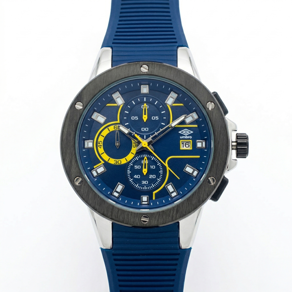 Reloj Análogo Hombre Umbro Plus Azul UMBP-1500-97