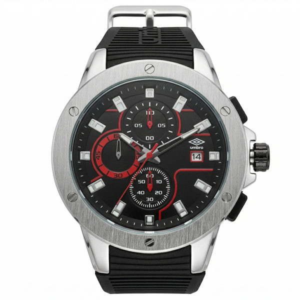 Reloj Análogo Hombre Umbro Plus Negro UMBP-1500-98