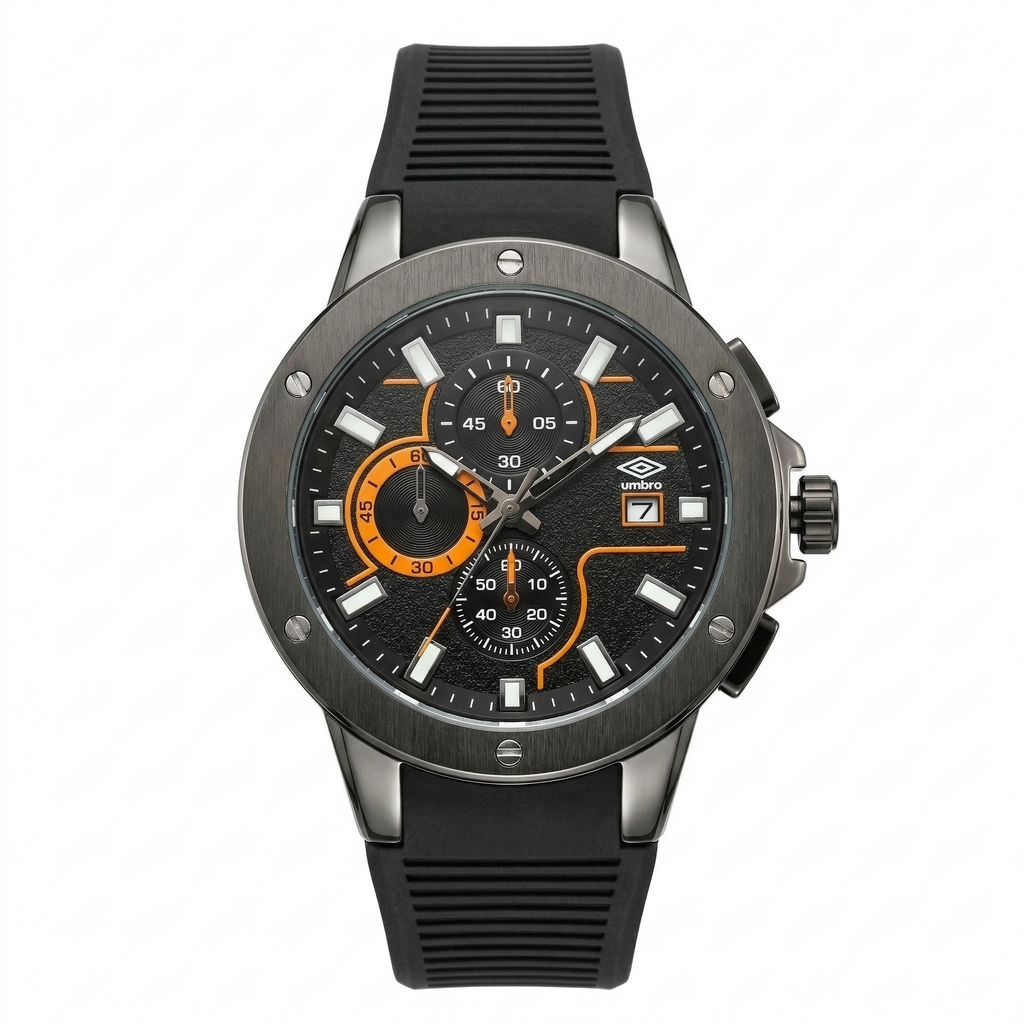 Reloj Análogo Hombre Umbro Plus Negro UMBP-1500-99