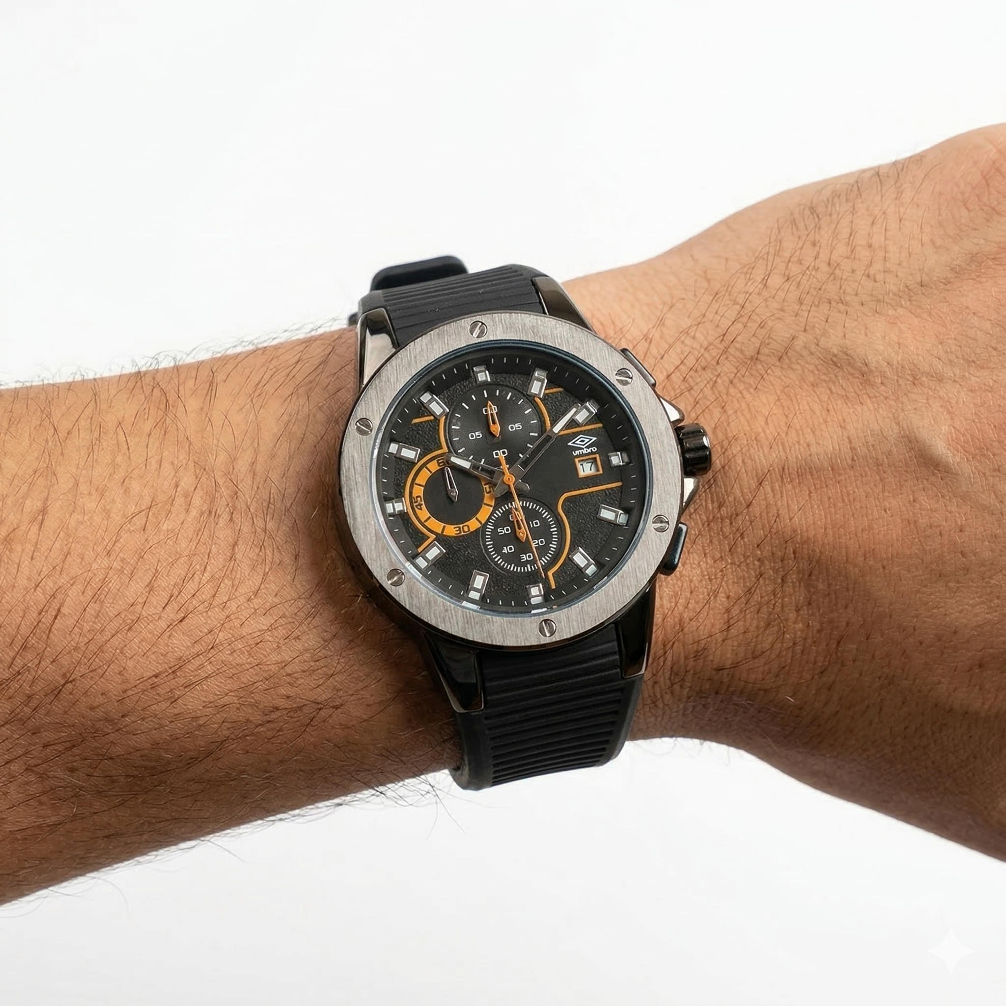 Reloj Análogo Hombre Umbro Plus Negro UMBP-1500-99