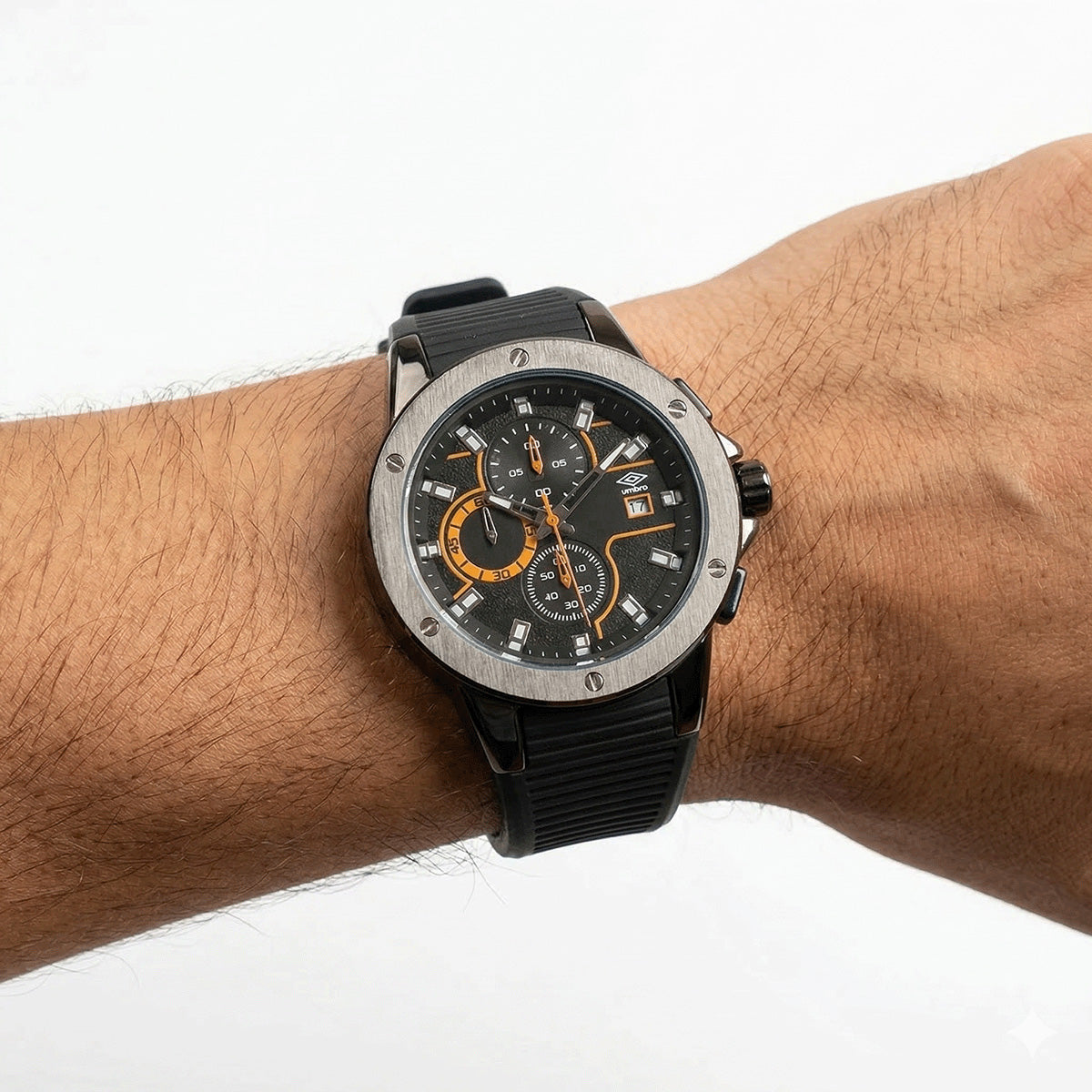 Reloj Análogo Hombre Umbro Plus Negro UMBP-1500-99