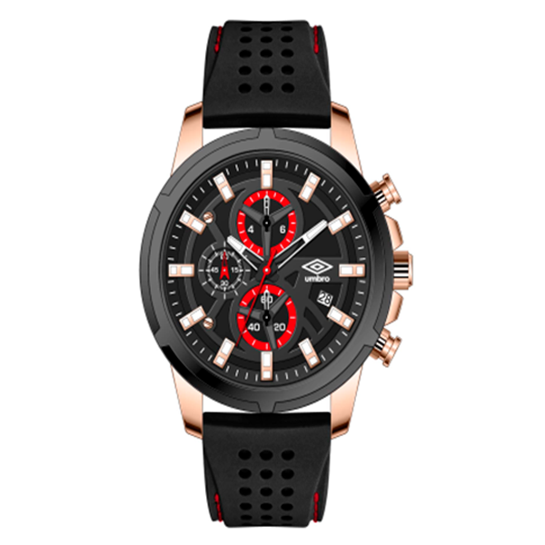 Reloj Cronógrafo Hombre Umbro Plus Negro UMBP-2000-1