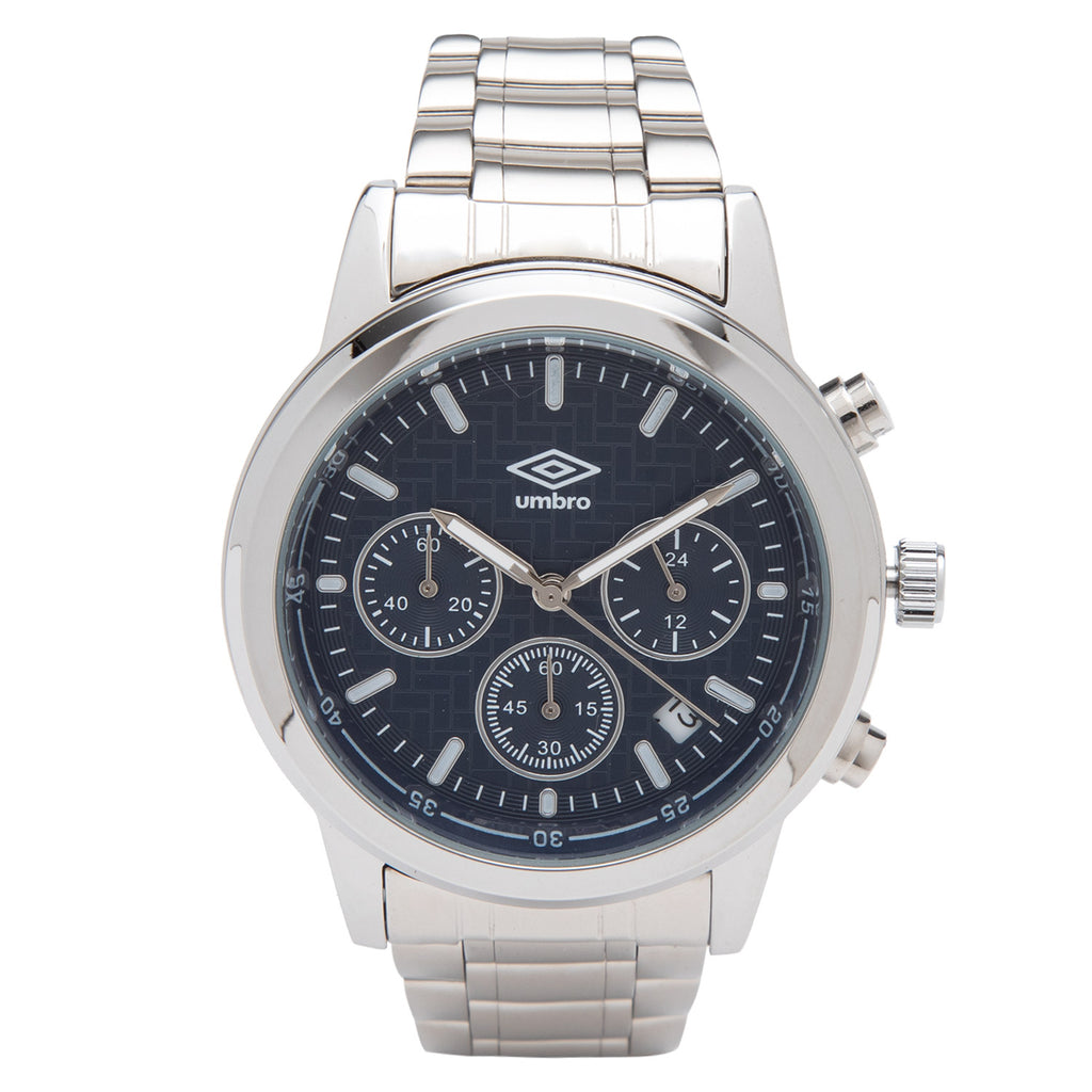 Reloj Multifunción Hombre Umbro Plus Plateado UMBP-6100-6