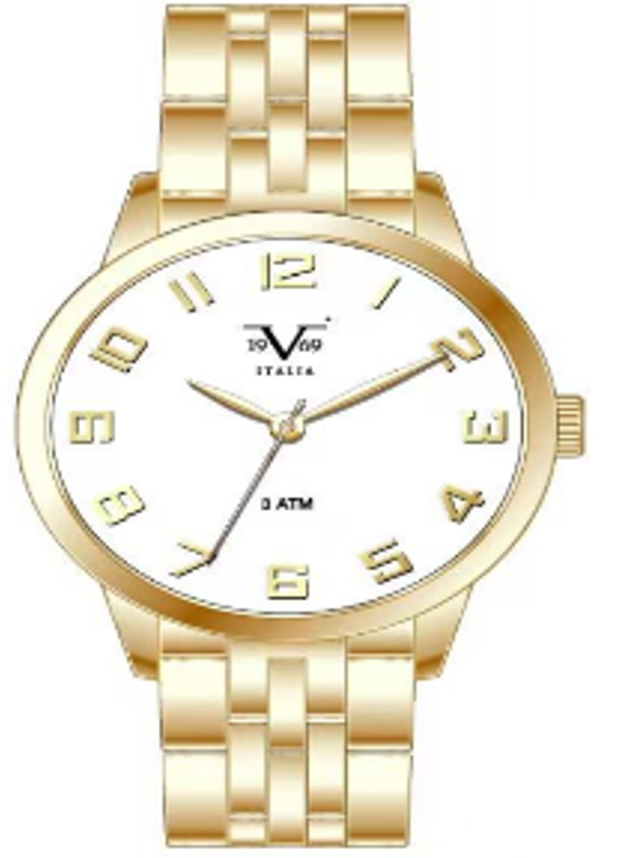 Reloj Análogo Mujer V1969 Dorado V1969-1000-3