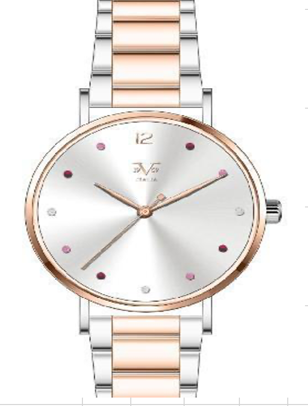 Reloj Análogo Mujer V1969 Bicolor V1969-1000-42