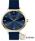 Reloj Análogo Mujer V1969 Azul V1969-1000-45