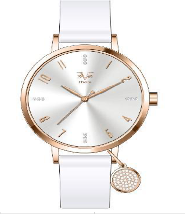 Reloj Análogo Mujer V1969 Blanco V1969-1000-46