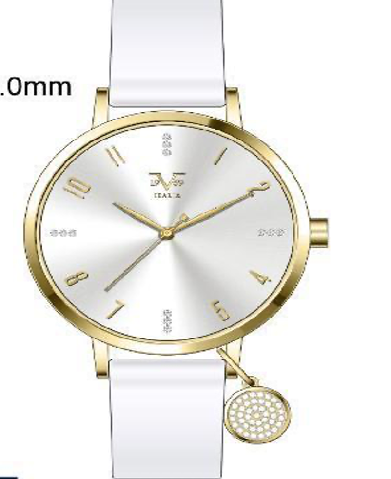 Reloj Análogo Mujer V1969 Blanco V1969-1000-47