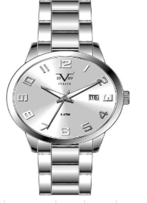 Reloj Análogo Mujer V1969 Plateado V1969-1000-7