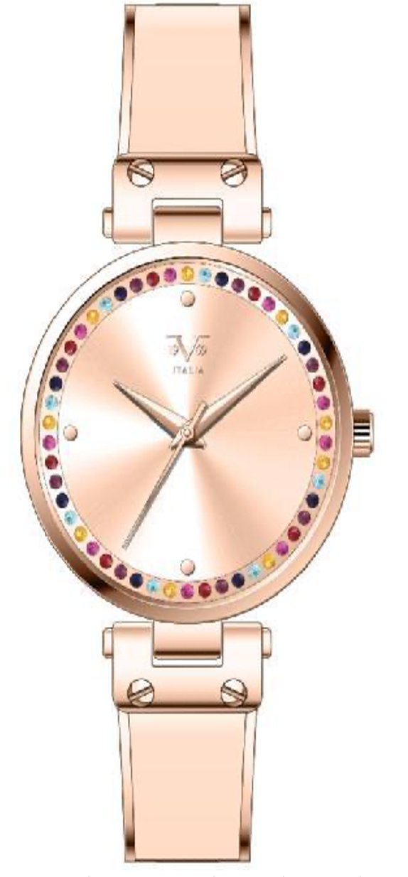 Reloj Análogo Mujer V1969 Oro Rosado V1969-809-5