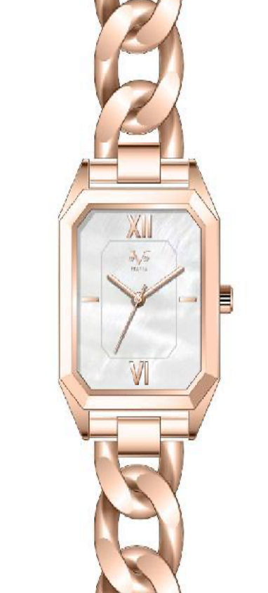 Reloj Análogo Mujer V1969 Oro Rosado V1969-812-5