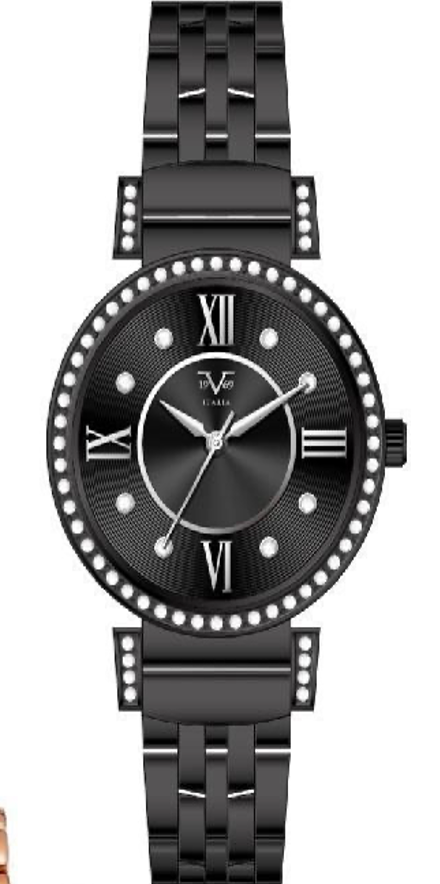Reloj Análogo Mujer V1969 Negro V1969-819-7