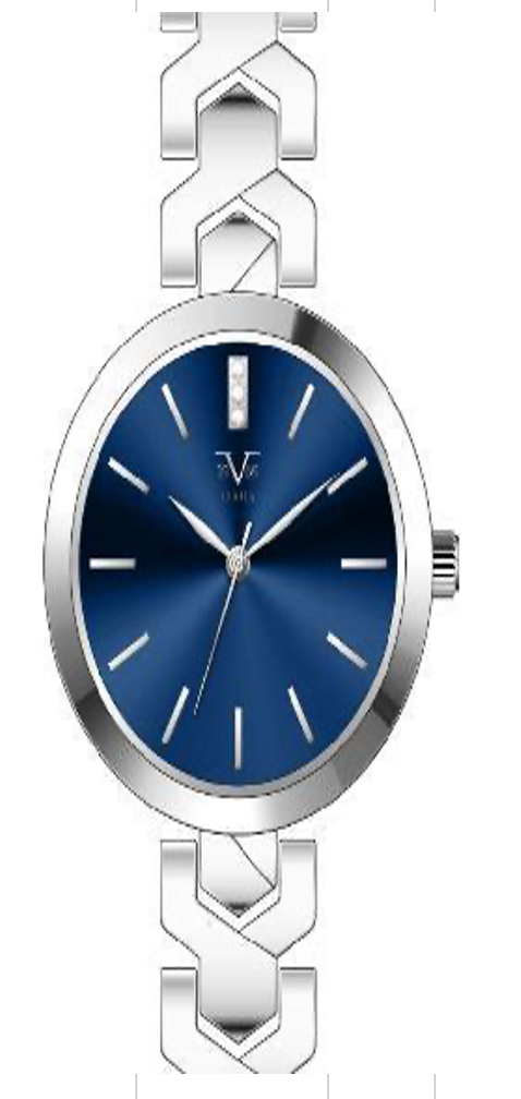 Reloj Análogo Mujer V1969 Plateado V1969-V10-1