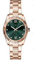 Reloj Análogo Mujer V1969 Oro Rosado V1969-V18-4