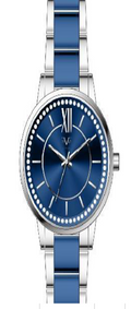 Reloj Análogo Mujer V1969 Azul V1969-V22-1