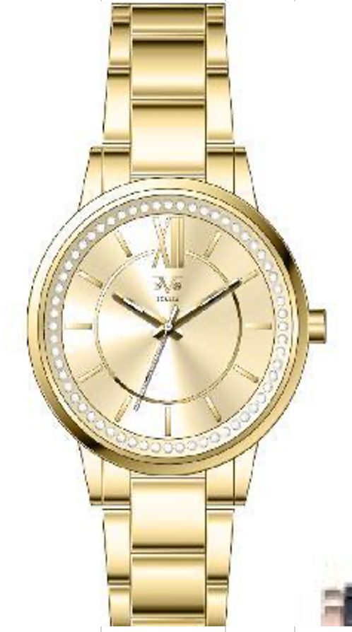 Reloj Análogo Mujer V1969 Dorado V1969-V22-6